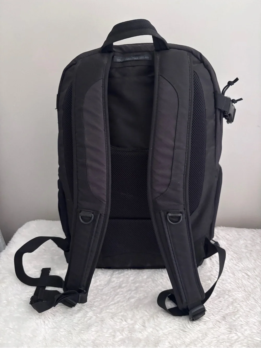 Lowepro DSLR Video Fastpack Camera Bag with Rain Cover Black